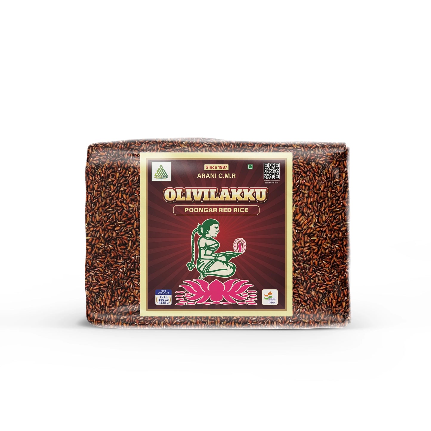 Olivilakku Ponngar Red Rice