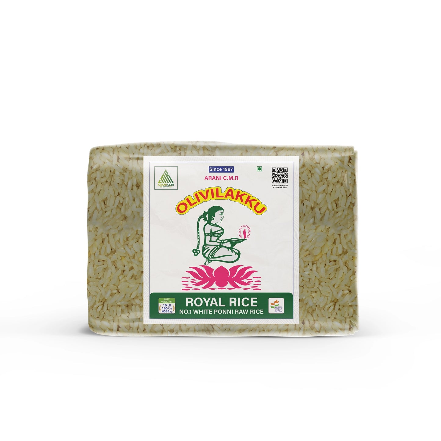 Olivilakku Royal Ponni Raw Rice