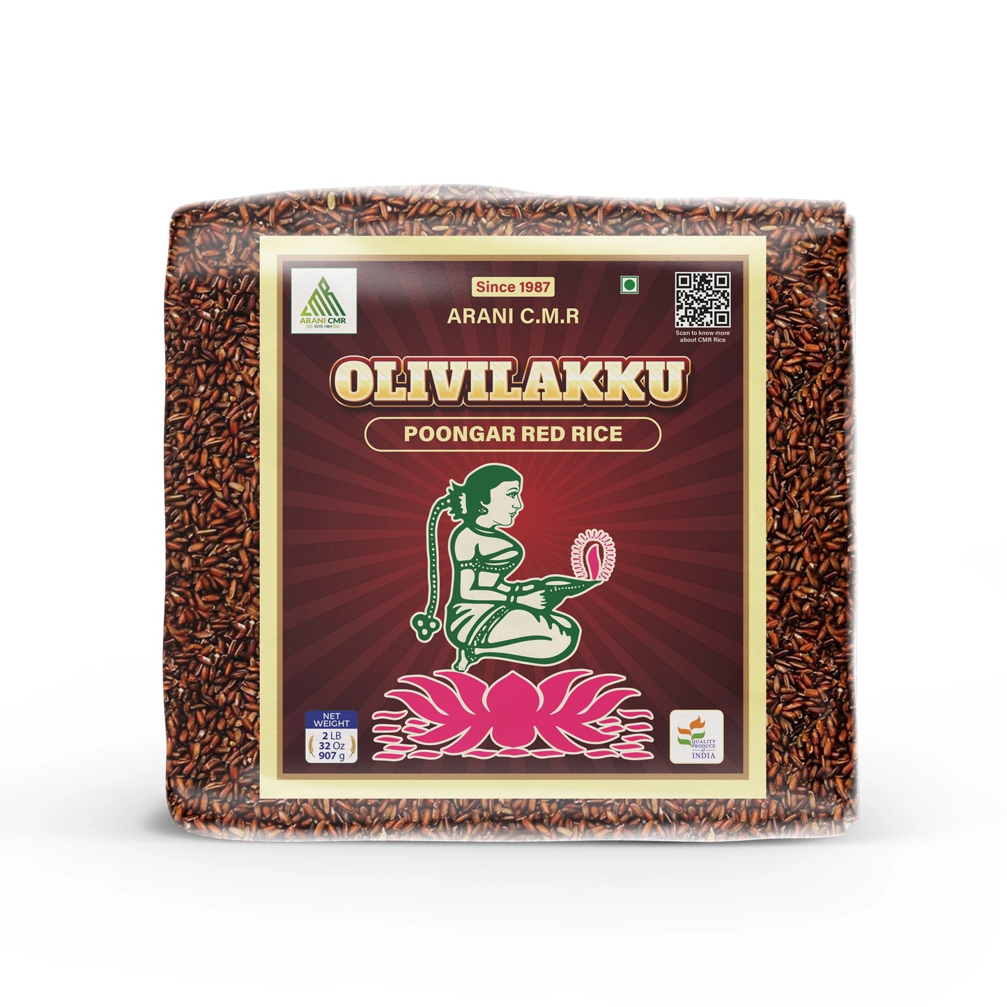 Olivilakku Ponngar Red Rice